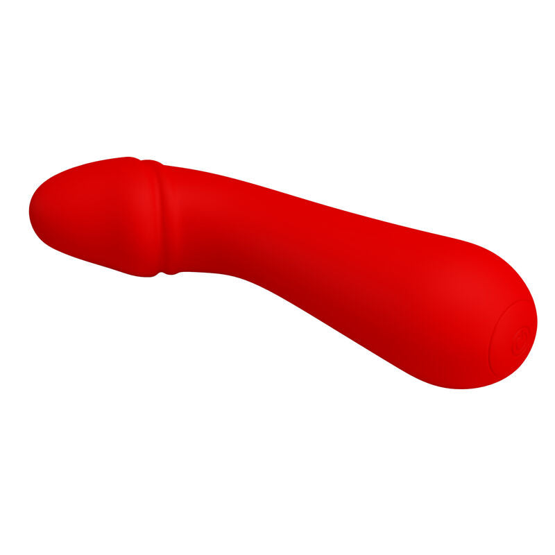Pretty Love Cetus - Massaggiatore curvo, colore rosso - nella confezione