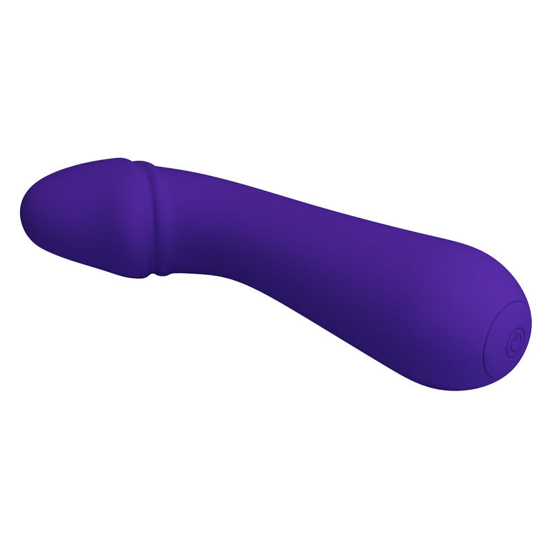 Pretty Love Cetus - Massaggiatore curvo, colore viola - nella confezione