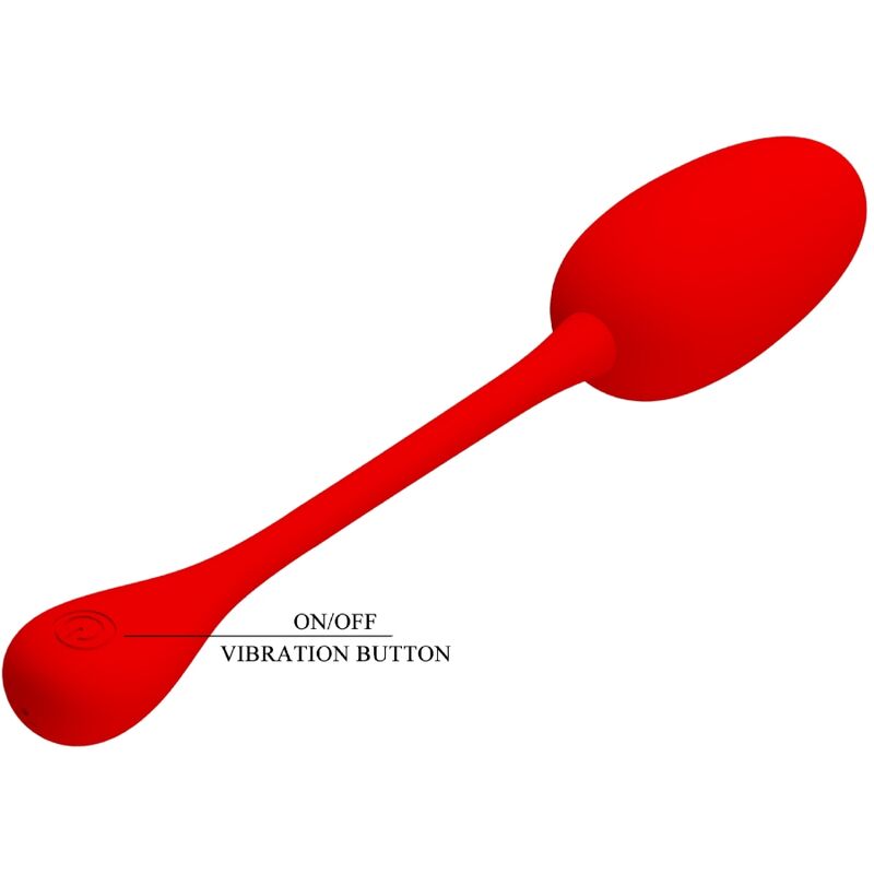 Pretty Love Knucker - Ovetto massaggiante, colore rosso - vista frontale