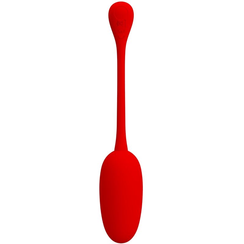 Pretty Love Knucker - Ovetto massaggiante, colore rosso - in mano per le dimensioni