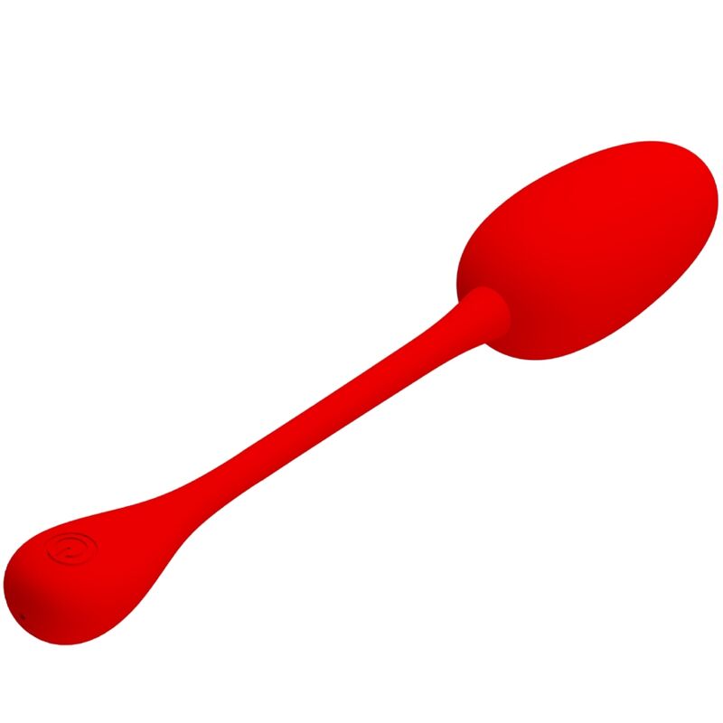 Pretty Love Knucker - Ovetto massaggiante, colore rosso - vista laterale