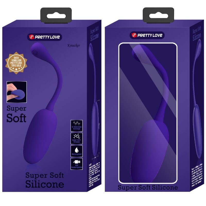 Pretty Love Knucker - Ovetto massaggiante, colore viola - dettaglio