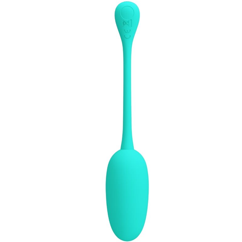 Pretty Love Knucker - Ovetto massaggiante, colore verde - in mano per le dimensioni