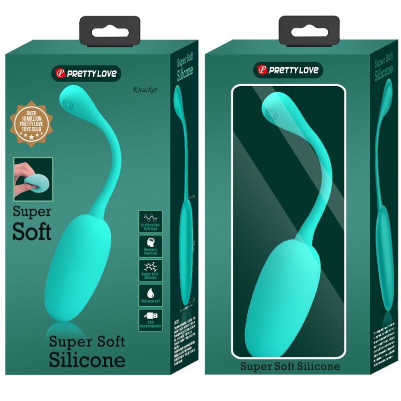 Pretty Love Knucker - Ovetto massaggiante, colore verde - dettaglio