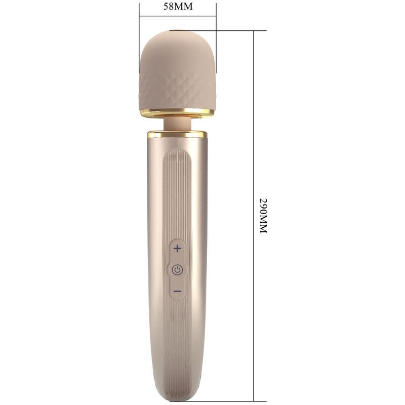 Pretty Love 7 Modalit - Massaggiatore, colore champagne - vista frontale