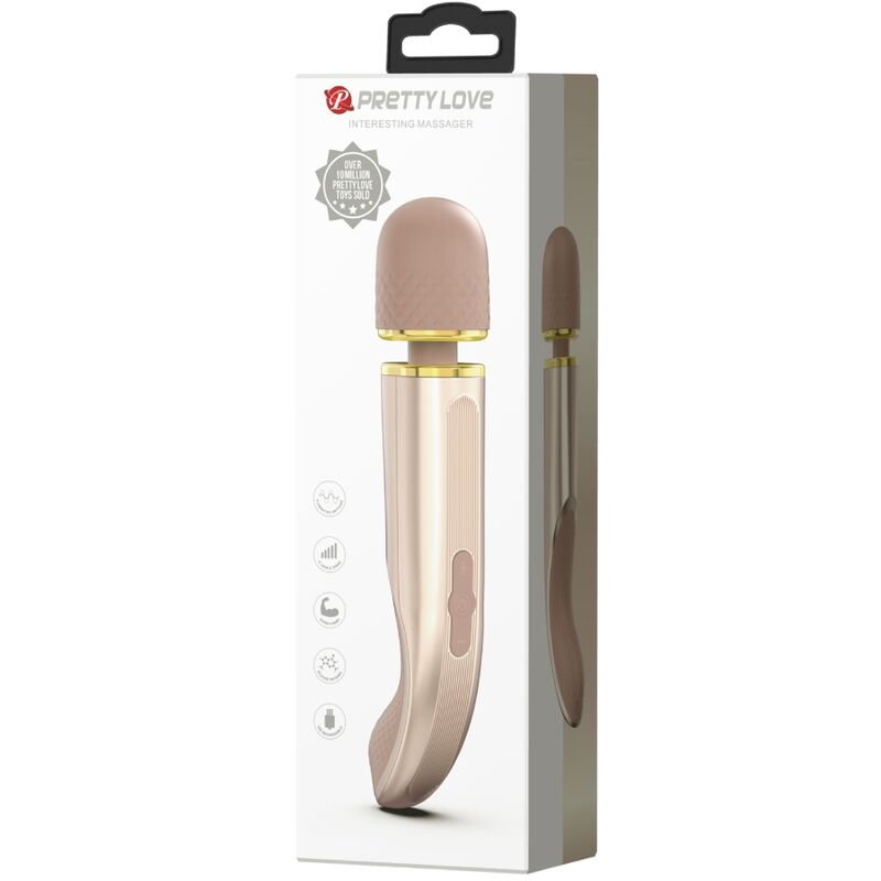 Pretty Love 7 Modalit - Massaggiatore, colore champagne - nella confezione