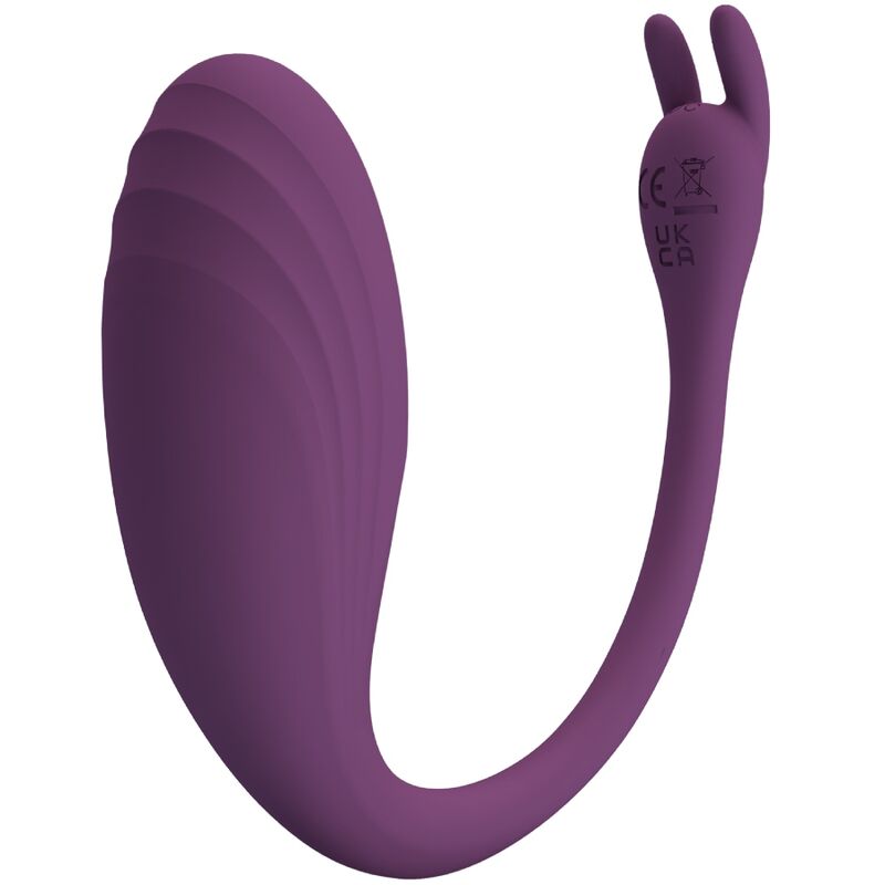 Pretty Love Catalina - Ovetto massaggiante, colore vibrator viola - vista laterale