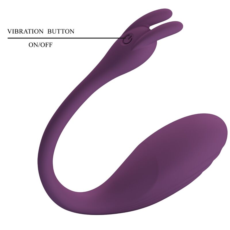 Pretty Love Catalina - Ovetto massaggiante, colore vibrator viola - vista frontale