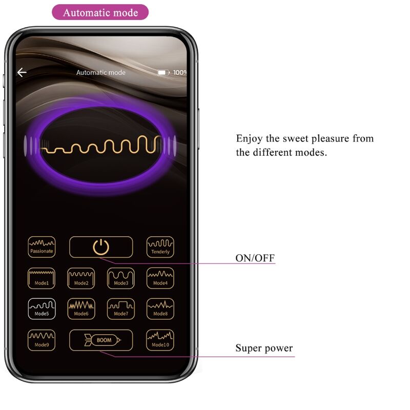 Pretty Love Catalina - Ovetto massaggiante, colore vibrator viola - in mano per le dimensioni