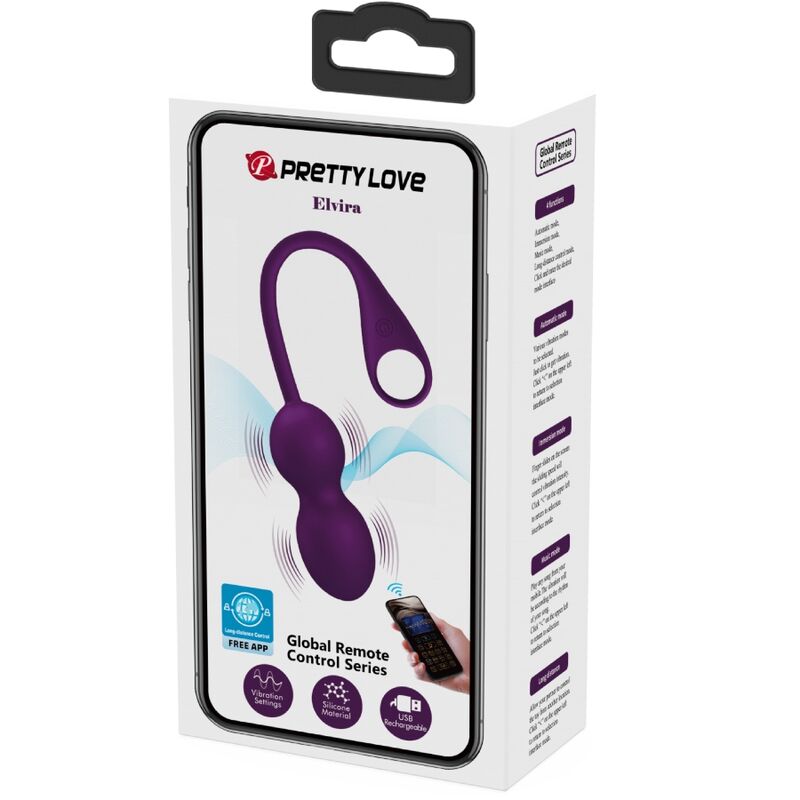Pretty Love Elvira Kegel Balls - Ovetto massaggiante - retro
