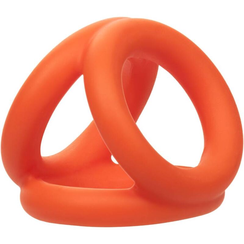 Calexotics Alpha Tri Ring Arancione - Anello per uomo - in mano per le dimensioni