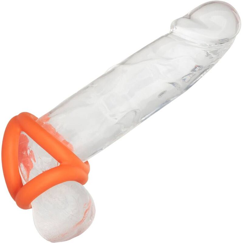 Calexotics Alpha Tri Ring Arancione - Anello per uomo - retro