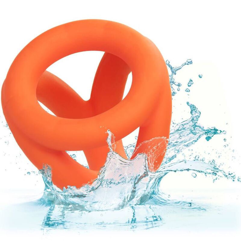 Calexotics Alpha Tri Ring Arancione - Anello per uomo - nella confezione