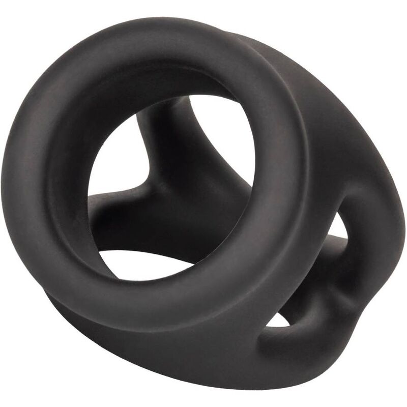 Calexotics Alpha - Anello per uomo, colore dual cage nero - in mano per le dimensioni
