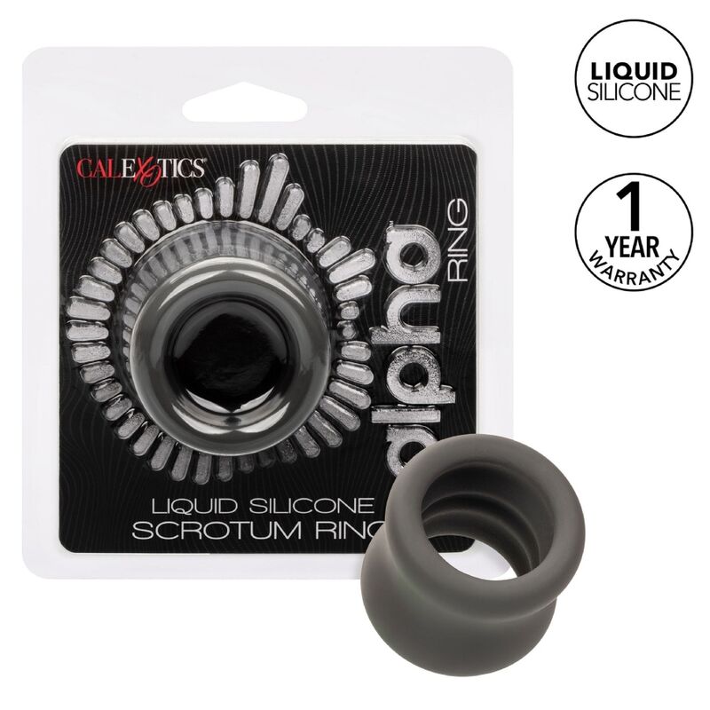 Calexotics Alpha - Anello per uomo, colore allungabile scroto nero