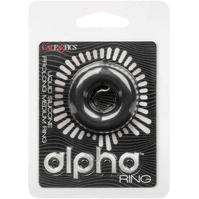 Calexotics Alpha - Anello per uomo, colore prolong medio nero - vista laterale