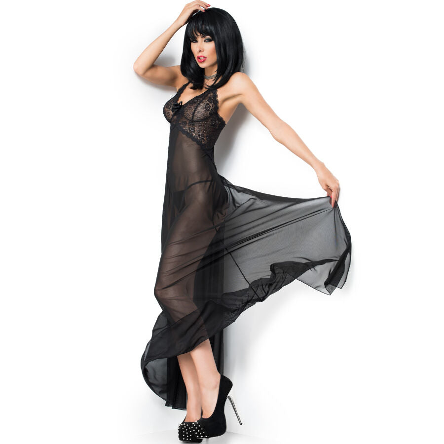 Chilirose Lunga - Babydoll, colore nero - dettaglio