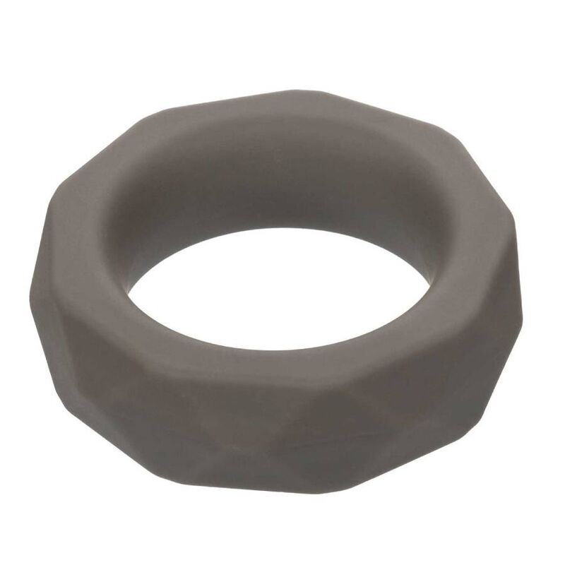 Calexotics Alpha - Anello per uomo, colore prismatico prolong grigio - in mano per le dimensioni
