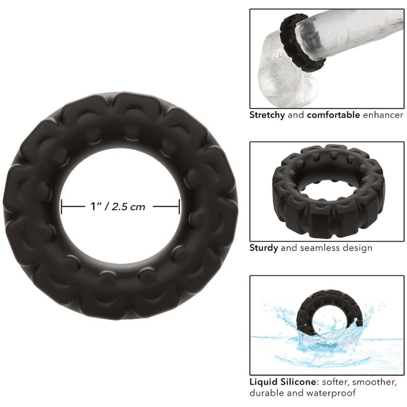 Calexotics Alpha - Anello per uomo, colore battistrada prolong nero - vista frontale