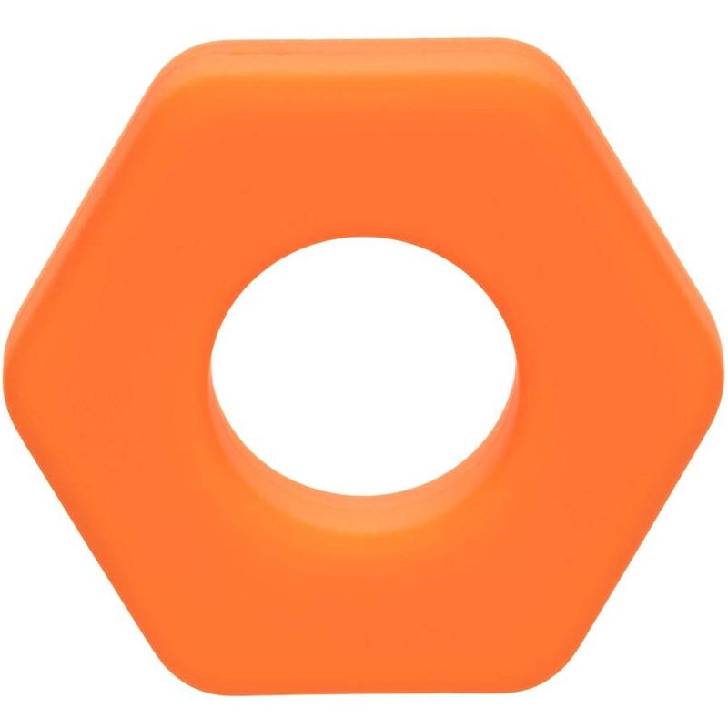 Calexotics Alpha - Anello per uomo, colore prolong sexagon arancione - dettaglio