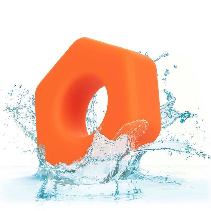 Calexotics Alpha - Anello per uomo, colore prolong sexagon arancione - retro