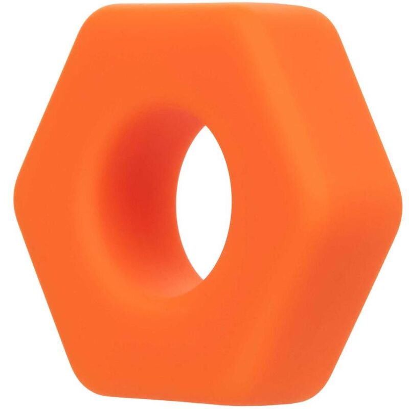 Calexotics Alpha - Anello per uomo, colore prolong sexagon arancione - nella confezione