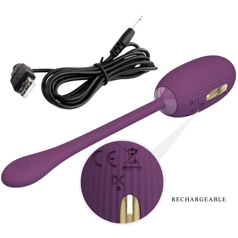 Pretty Love Doreen - Ovetto massaggiante, colore viola - retro