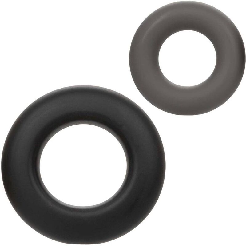 Calexotics Alpha - Anello per uomo, colore 2 anelli prolong grigio - in mano per le dimensioni
