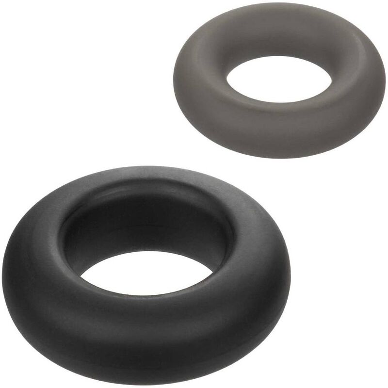 Calexotics Alpha - Anello per uomo, colore 2 anelli prolong grigio - retro