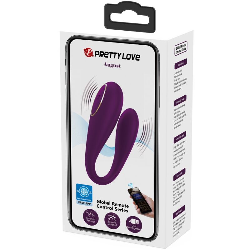 Pretty Love August - Massaggiatore di coppia - vista frontale