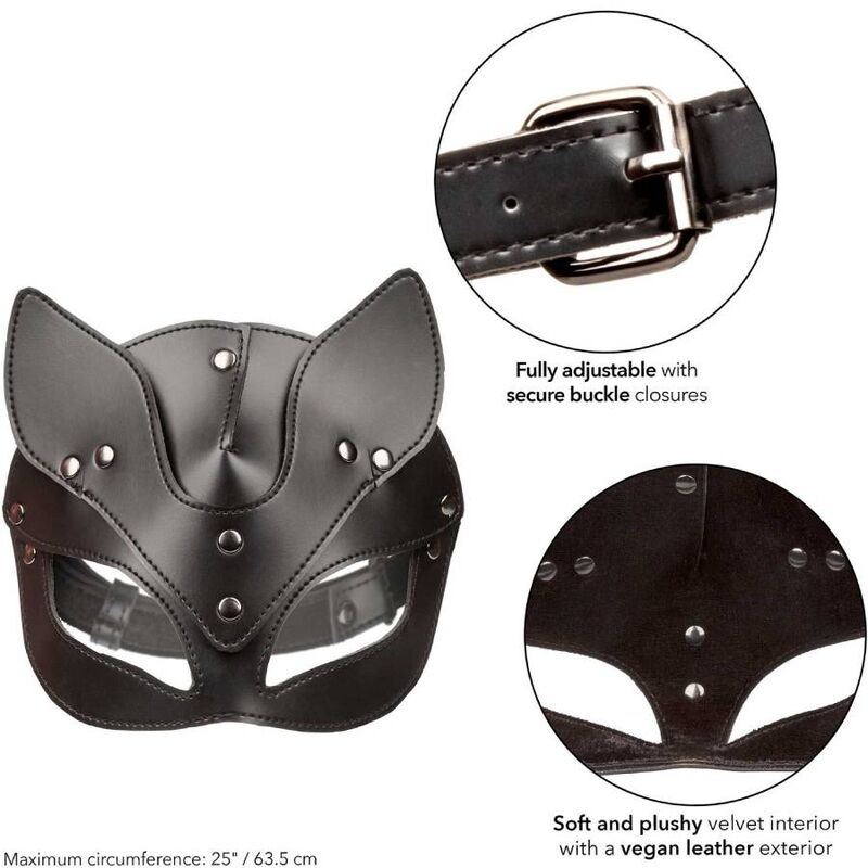 Calexotics Euphoria Maschera Gatto - Accessorio intimo - vista laterale