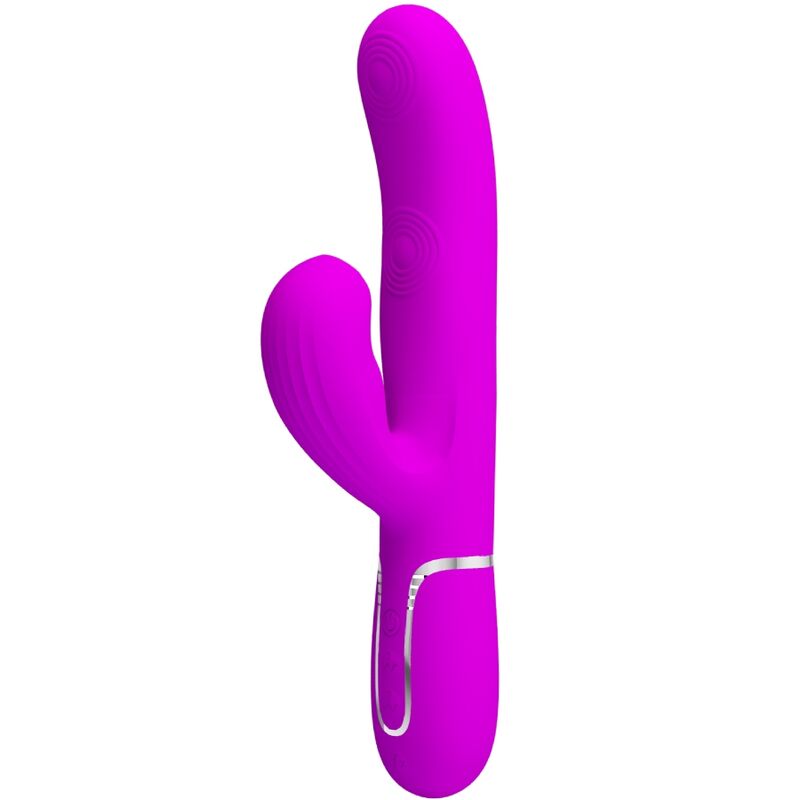 Pretty Love Perlita 3 - Massaggiatore doppio, colore spot viola