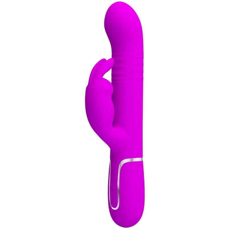 Pretty Love Perle Vibranti - Massaggiatore doppio, colore coale viola