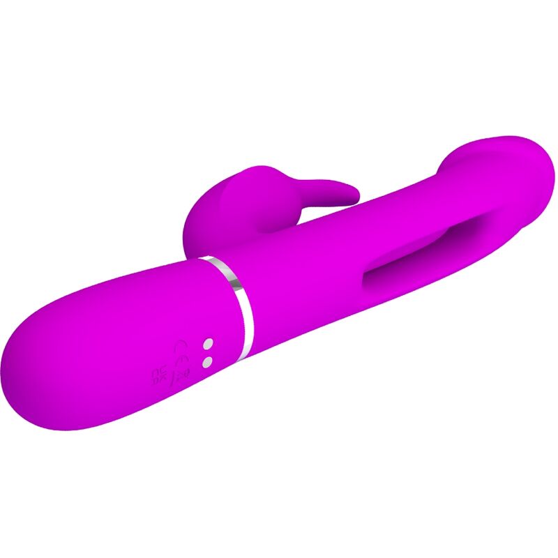 Pretty Love Dejon - Massaggiatore doppio, colore fucsia - nella confezione