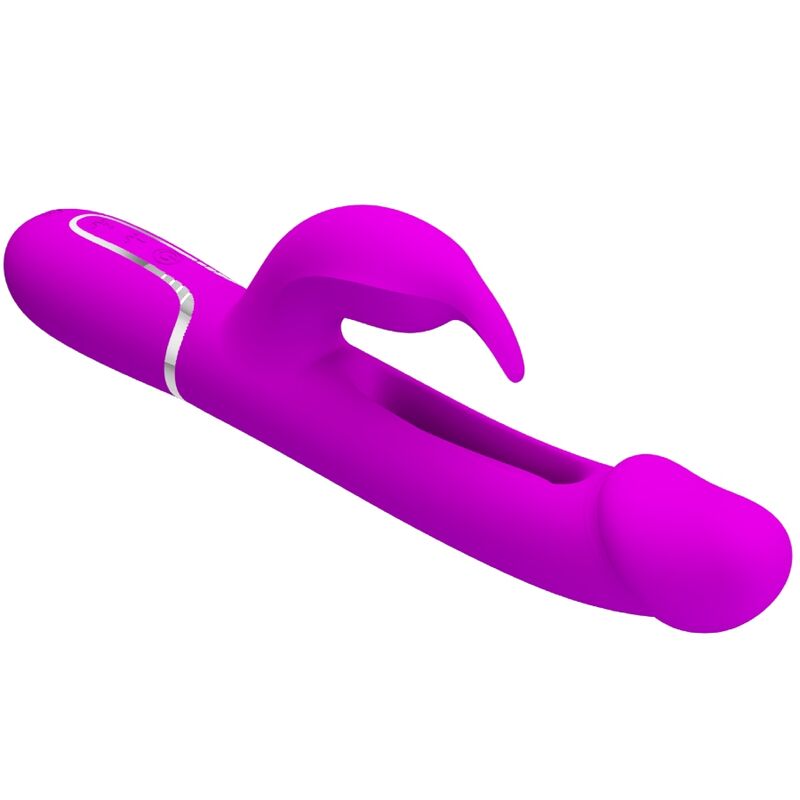 Pretty Love Dejon - Massaggiatore doppio, colore fucsia - retro