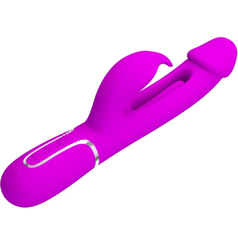 Pretty Love Dejon - Massaggiatore doppio, colore fucsia - dettaglio