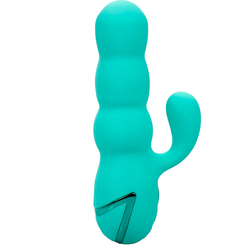 Calexotics Mar Diva Rabbir Aqua Green - Massaggiatore doppio - nella confezione