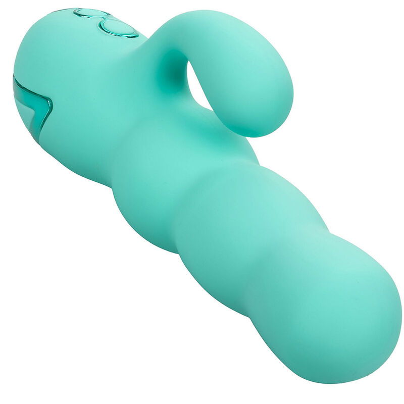 Calexotics Mar Diva Rabbir Aqua Green - Massaggiatore doppio - retro