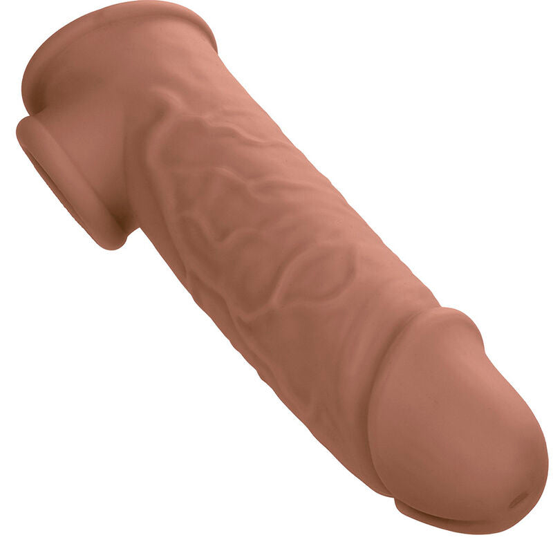 Calexotics Performance Maxx Life Like Extension 7 Pelle Marrone - Accessorio intimo, colore 7 marrone - vista laterale