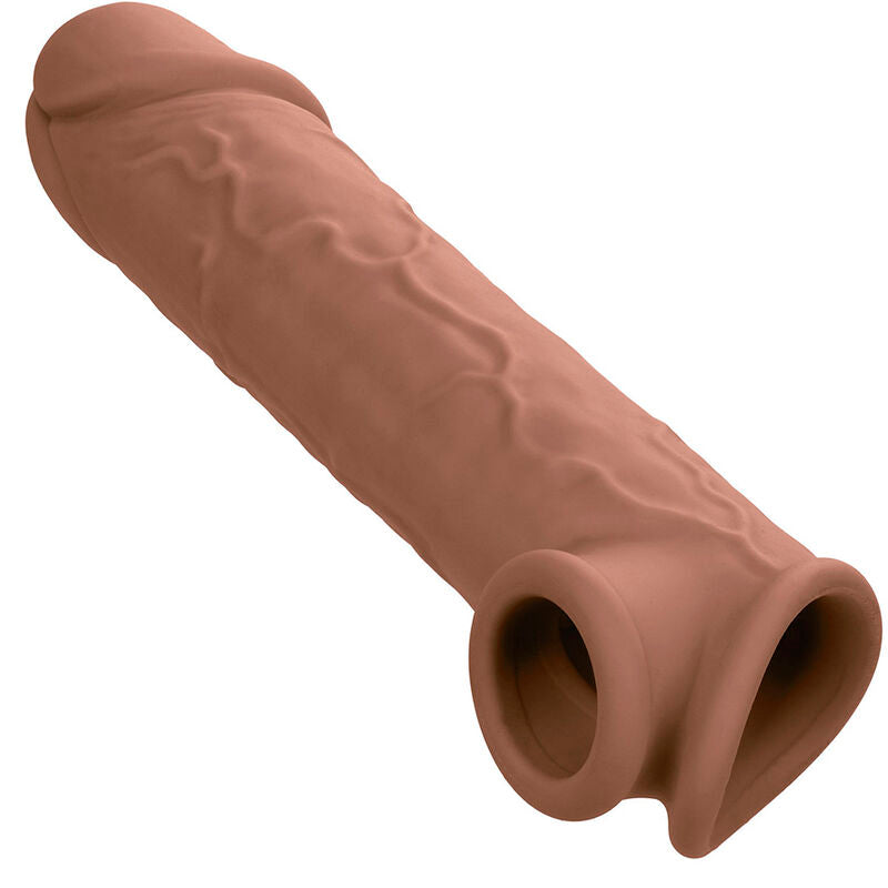 Calexotics Performance Maxx Life Like Extension 7 Pelle Marrone - Accessorio intimo, colore 8 marrone - vista laterale