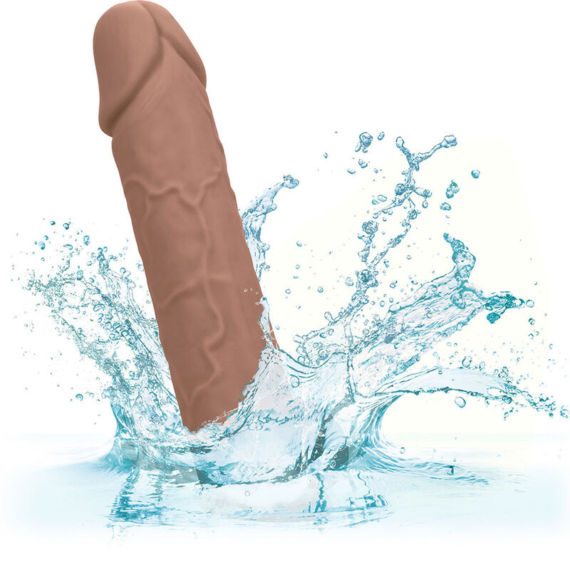 Calexotics Performance Maxx Life Like Extension 7 Pelle Marrone - Accessorio intimo, colore 8 marrone - nella confezione