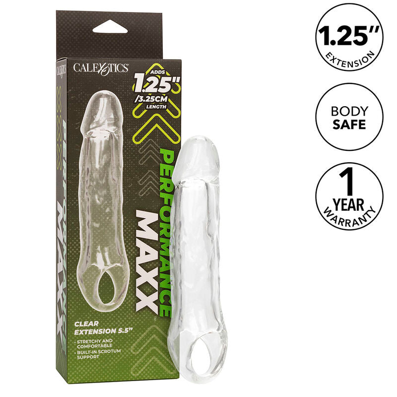 Calexotics Performance Maxx Clear Extension 5 - Accessorio intimo - vista laterale