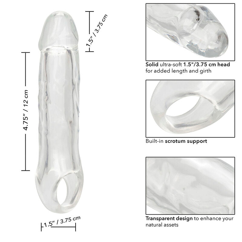 Calexotics Performance Maxx Clear Extension 6 5 - Accessorio intimo - vista laterale