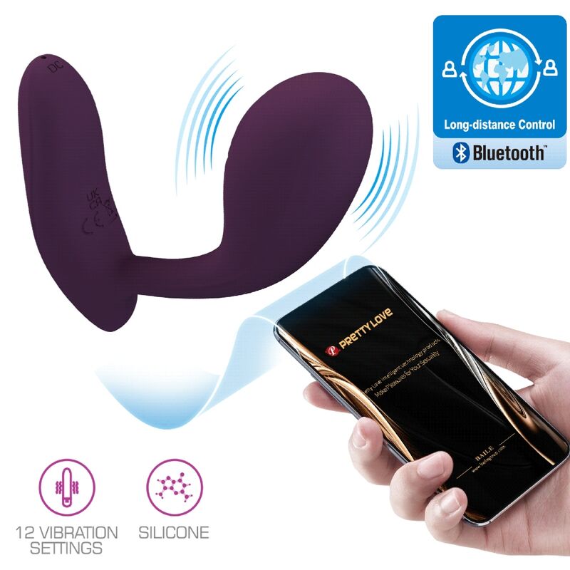 Pretty Love Baird - Massaggiatore con app, colore standard - vista frontale
