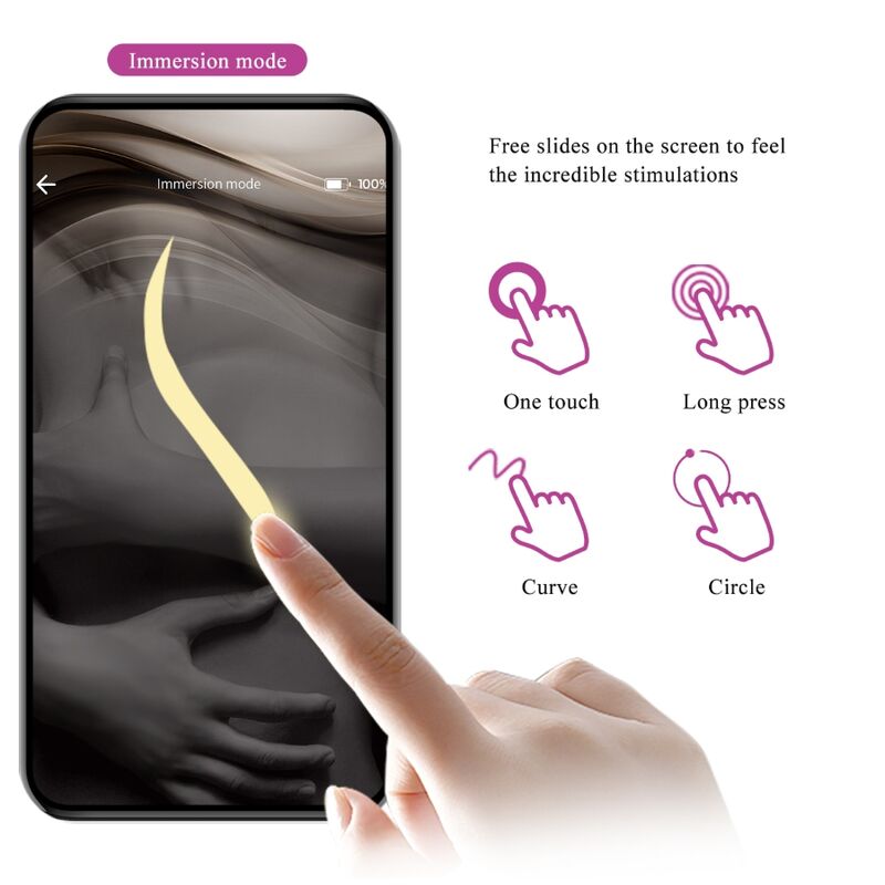 Pretty Love Baird - Massaggiatore con app, colore standard - in mano per le dimensioni