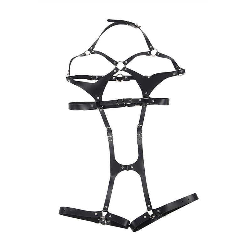 Subblime Imbracatura Completa - Lingerie, colore fibbie pelle nera - nella confezione