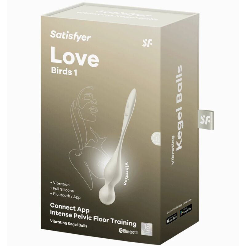 Satisfyer Love Birds Sfere Kegel Vibranti Bianche - Palline Kegel - retro