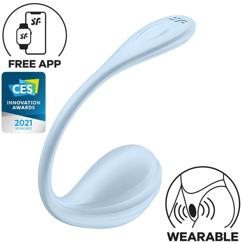Satisfyer Petale Liscio Sky - Massaggiatore esterno