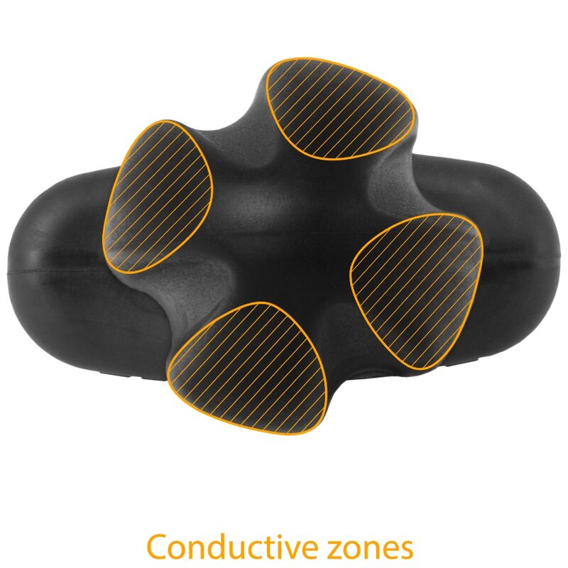 Electrastim Tartarus Plug Quadripolare - Accessorio intimo - in mano per le dimensioni
