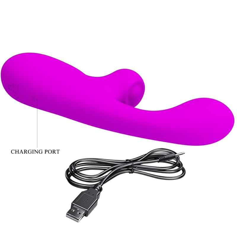 Pretty Love Skylar - Massaggiatore doppio, colore viola - dettaglio